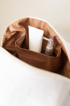 Trousse de toilette "lin" - personnalisable
