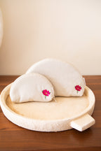 Duo trousses demi-lune "lin" - personnalisable