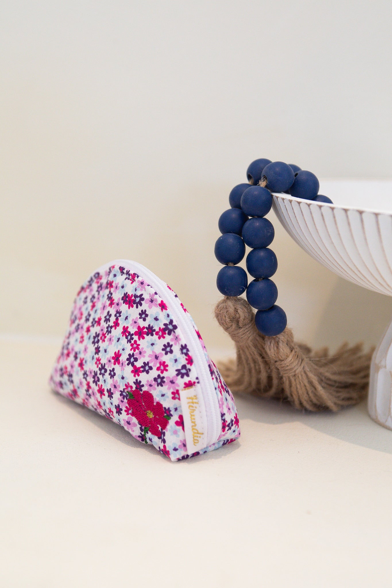 Petite trousse demi-lune "Eclosion" - personnalisable